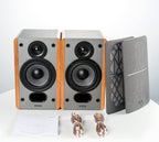EDIFIER P12 Passive Bookshelf Speakers with Built-in Wall-Mount Bracket 