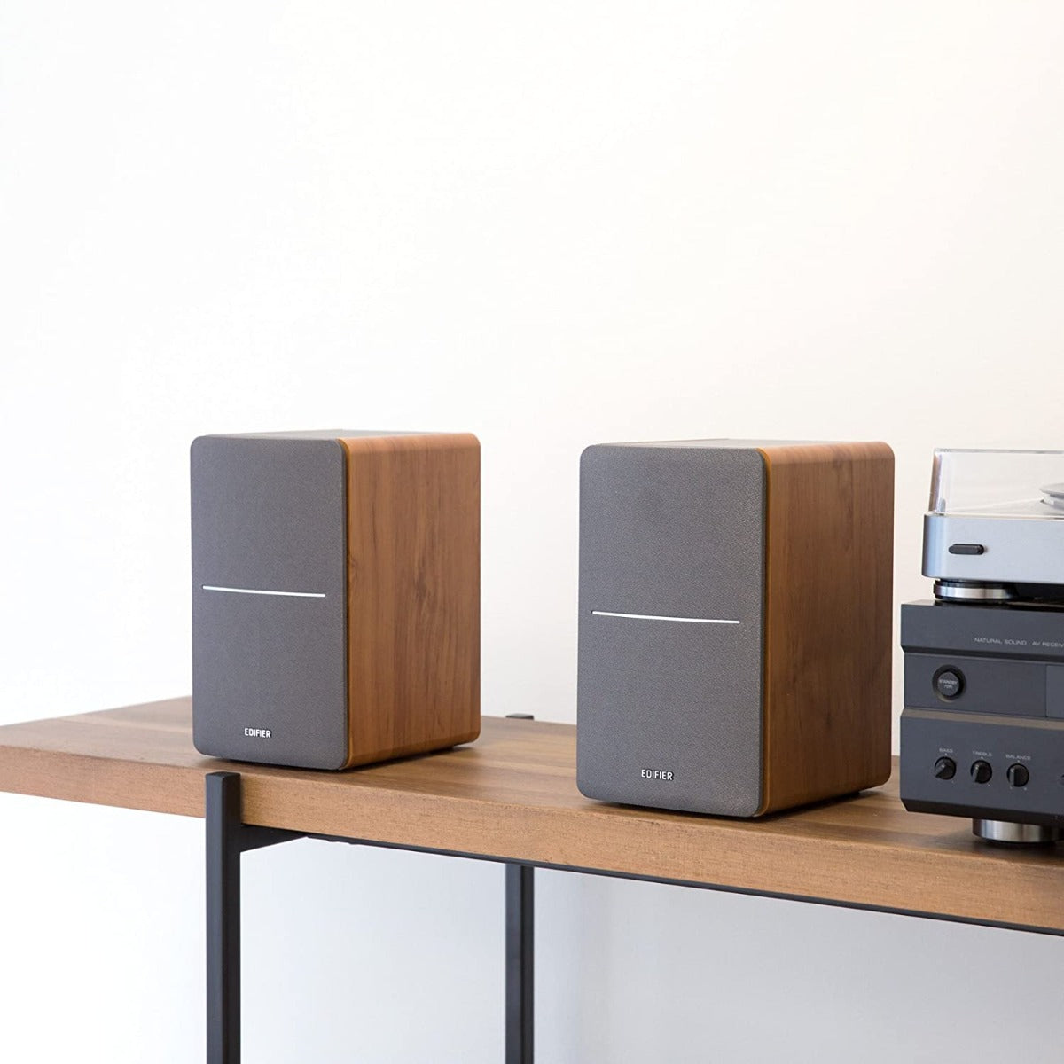 EDIFIER P12 Passive Bookshelf Speakers with Built-in Wall-Mount Bracket 