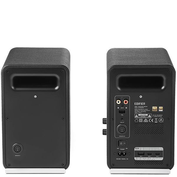 EDIFIER QR65 Desktop Active Monitor with GaN Charger Black – Pair