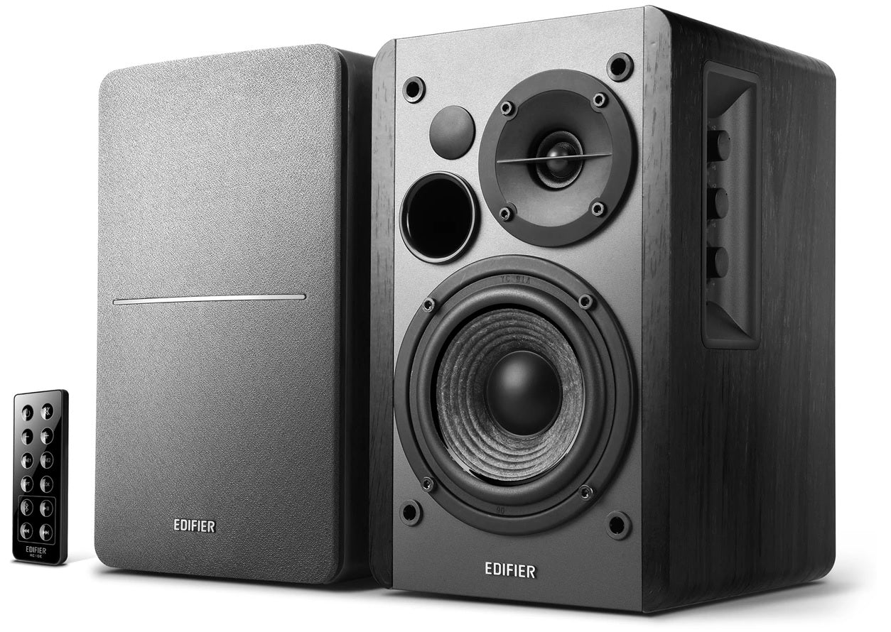 EDIFIER R1280T Active Speaker System with Dual RCA Inputs - Black