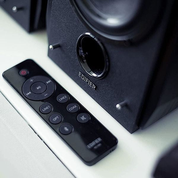 EDIFIER R1855DB Active Bluetooth Speakers with Subwoofer Output - Matt Black