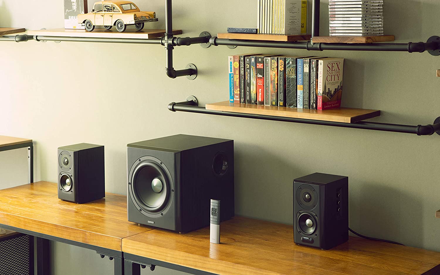 Edifier S351DB Bookshelf Speaker and Subwoofer 2.1 Speaker System aptX Bluetooth