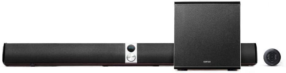 Edifier S70DB Hi-Res Soundbar with Subwoofer, Bluetooth, Optical, Coaxial, Line-In and Aux-In Inputs