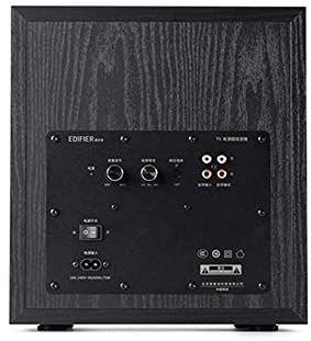 Edifier T5 Powered Subwoofer - 70w RMS Active Woofer with 8 inch Driver and Low Pass Filter Black