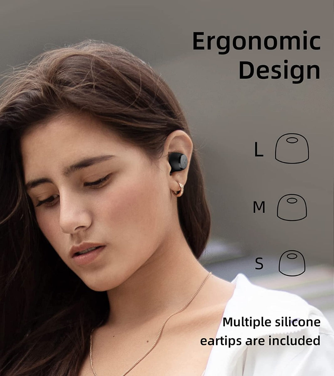 Edifier X3 Mini Wireless Earbuds Qualcomm® aptX™ -CVC 8.0 Noise Cancelling Earphones - Black