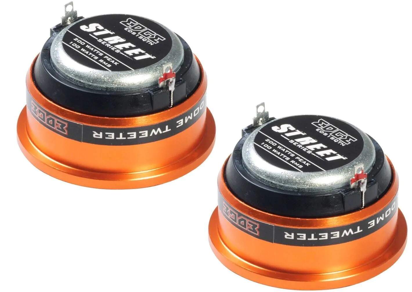 Edge EDS1SQTN-E1 Street Series 1.9" Silk Dome Car SPL Tweeter 200W Total Power - PAIR