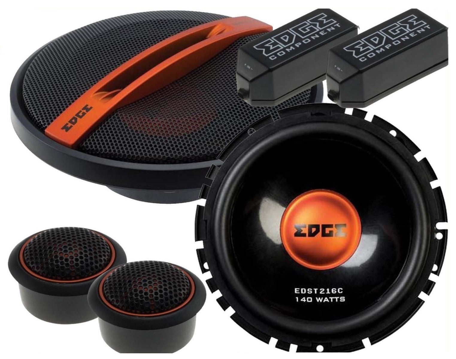 EDGE EDST215C - 13cm 210 Watt  2-way Component Car Speakers