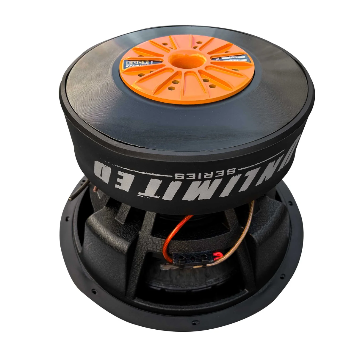 Edge by Vibe EDU15SPL-E2 Unlimited Series 15 inch 38cm 10,000W Dual 0.7 Ohm SPL Subwoofer Bass Driver