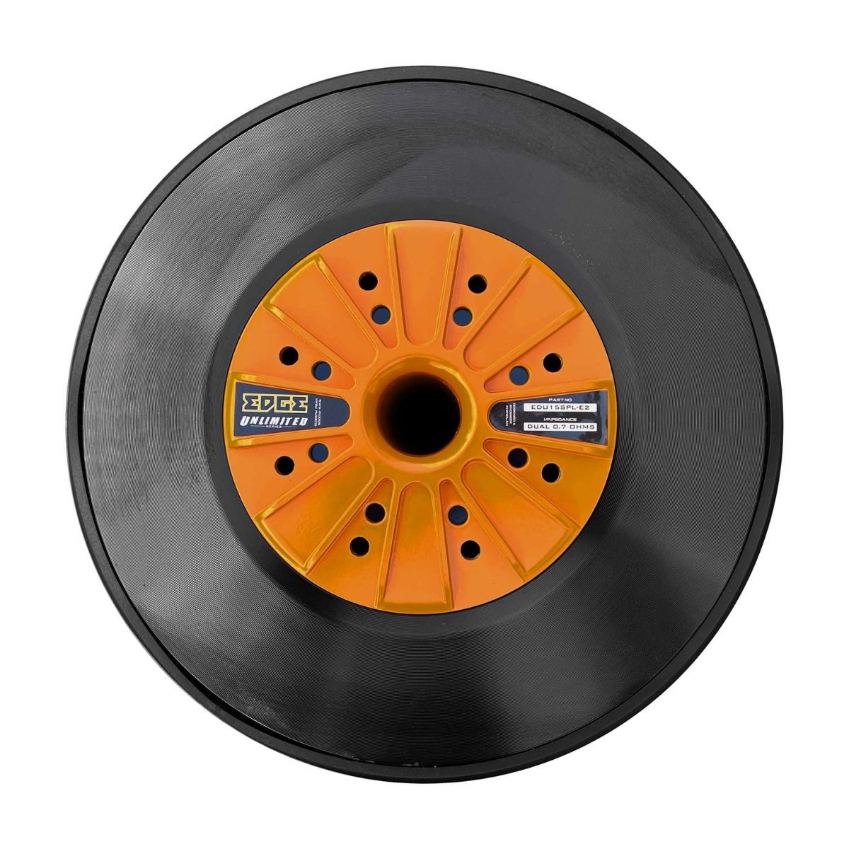 Edge by Vibe EDU15SPL-E2 Unlimited Series 15 inch 38cm 10,000W Dual 0.7 Ohm SPL Subwoofer Bass Driver