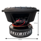 Edge by Vibe EDU15SPL-E2 Unlimited Series 15 inch 38cm 10,000W Dual 0.7 Ohm SPL Subwoofer Bass Driver