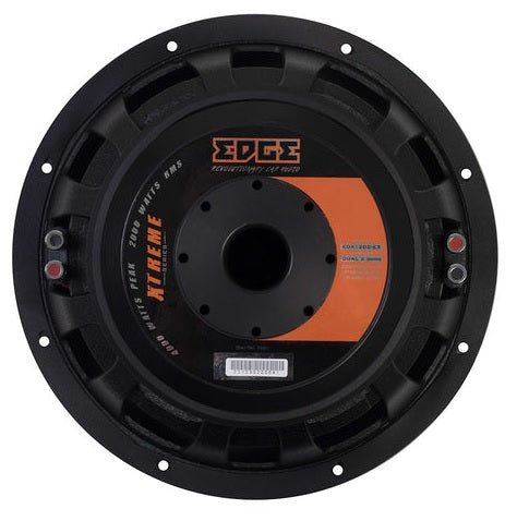 EDGE EDX12D2-E3 - 12” 30cm 2000W RMS Competition Bass Subwoofer Driver