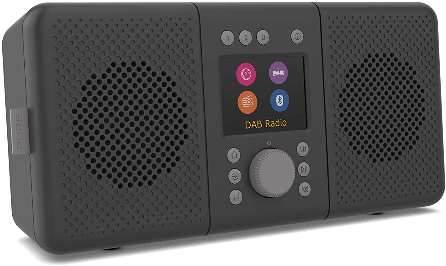 PURE Elan Connect+ DAB+/FM, Internet & Bluetooth - Charcoal