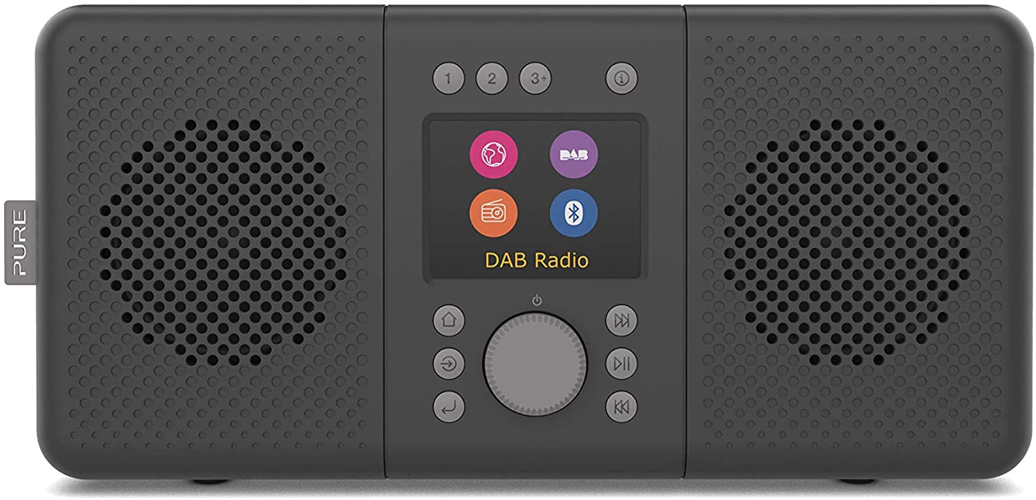 PURE Elan Connect+ DAB+/FM, Internet & Bluetooth - Charcoal