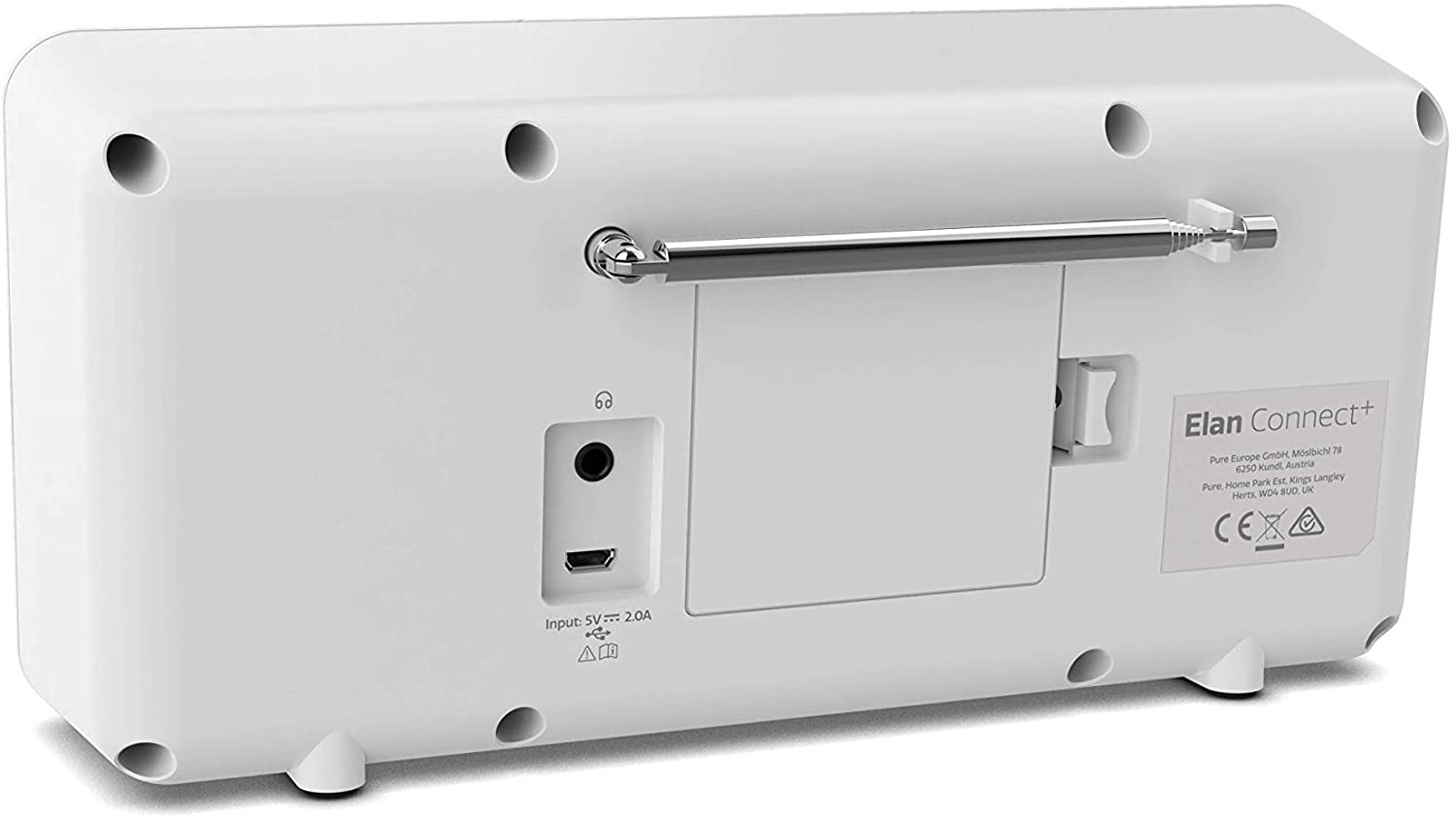 PURE Elan Connect+ DAB+/FM, Internet & Bluetooth - Stone Grey