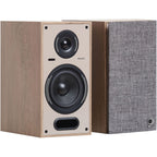 Elipson HORUS6BT/WG 6B Active BT Bookshelf Speakers - Light wood Beige