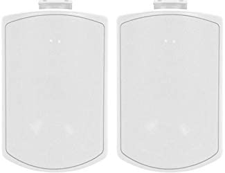 Elipson Rain 6 Weatherproof Outdoor Speakers in White Pair
