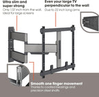 Vogels Elite TVM 5445 Black Full Motion TV Wall Bracket in Black