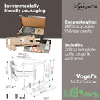 Vogels Elite TVM 5445 Black Full Motion TV Wall Bracket in White