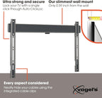 Vogels Elite TVM 5605 TV (40-100") Black Fixed TV Wall Bracket