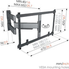Vogels Elite TVM 5845 Black Full Motion Ultra-thin TV Wall Bracket
