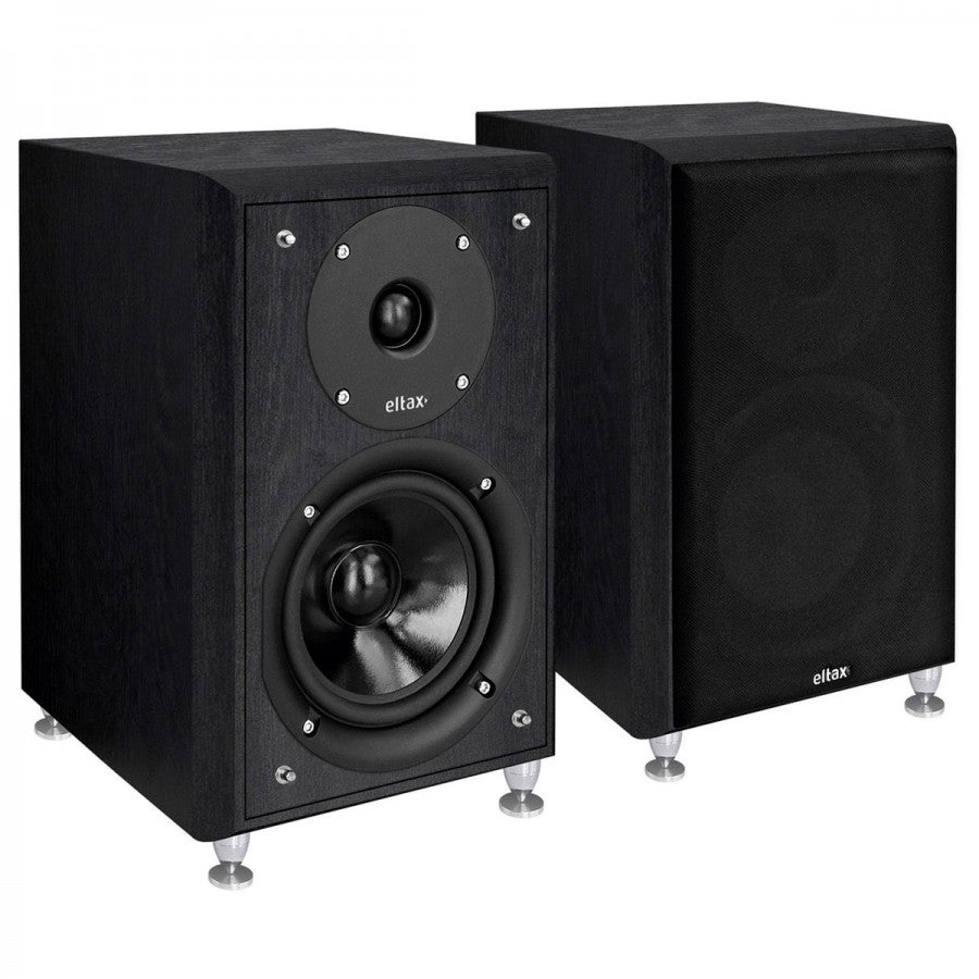 Eltax Monitor III Bluetooth Active Award Winning 2-Way Bookshelf Speaker - Black