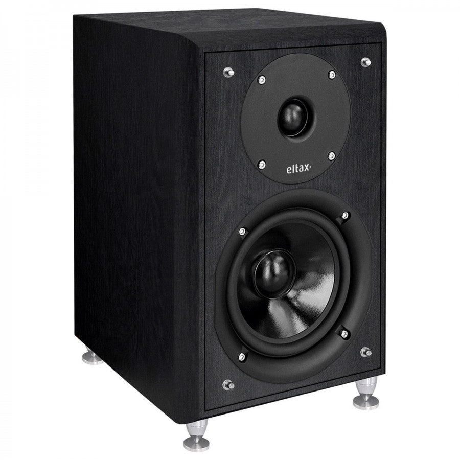 Eltax Monitor III Bluetooth Active Award Winning 2-Way Bookshelf Speaker - Black