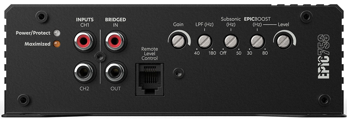 Audiocontrol EPIC750 - EPIC Series Class D 750 watt Mono Amplifier