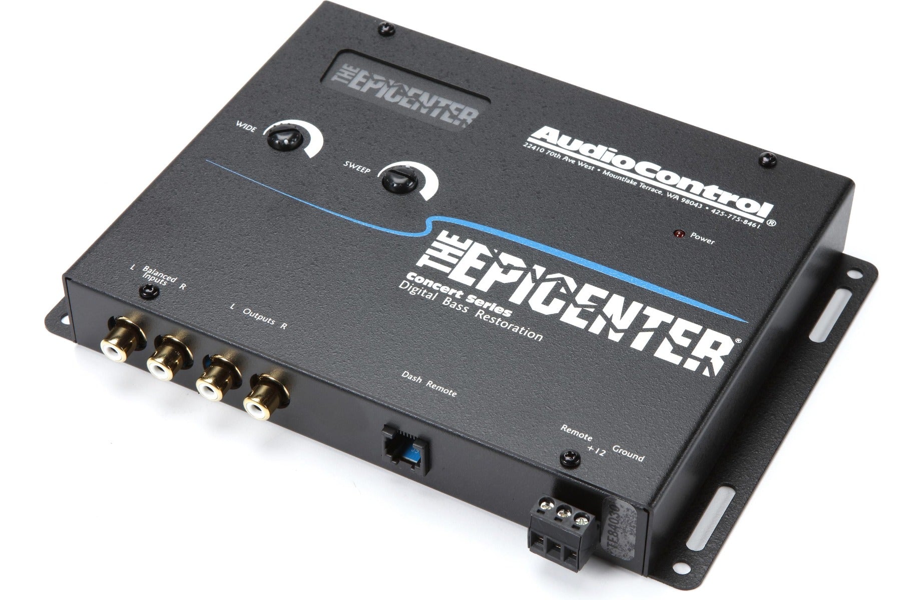 AudioControl The Epicenter Black 4-Channel Concert Series Parametric Bass Control