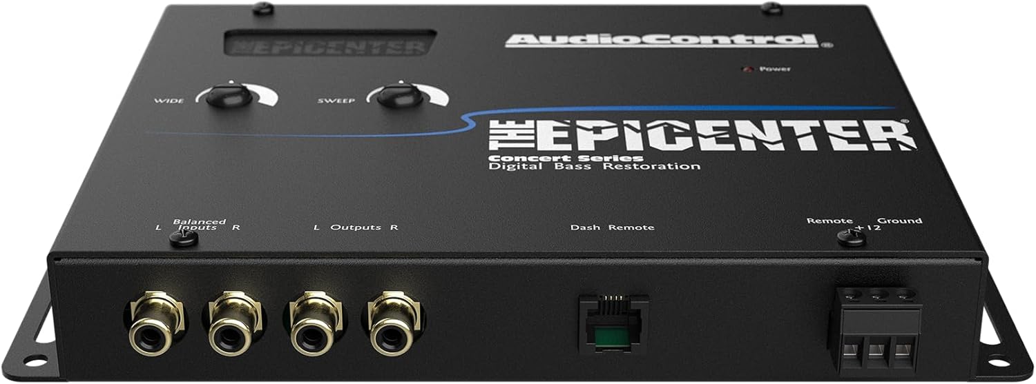 AudioControl The Epicenter Black 4-Channel Concert Series Parametric Bass Control