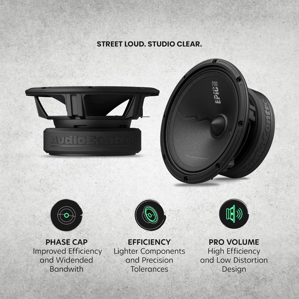 AudioControl EPICPRO6X EPIC Epic Pro Series 6.5" midrange car speakers (Pair)