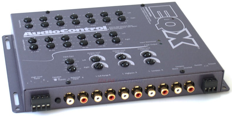 AudioControl EQX 13 Band Equalizer, 2-way Crossover and Line Driver