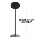 Sanus WSSE32-B2 SONOS Era 300 Fixed Height Speaker Stand - Black Pair
