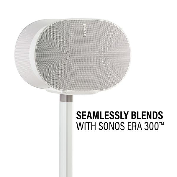 Sanus WSSE32-W2 SONOS Era 300 Fixed Height Speaker Stand - White Pair