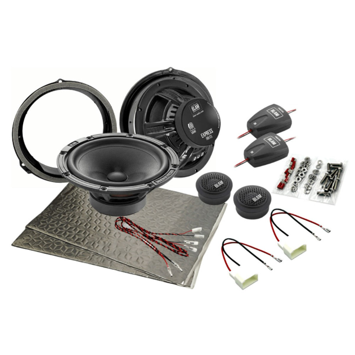 Ford EcoSport (2013-2019) BLAM EXPRESS 165ES Front Door Component speaker upgrade fitting kit SFK-FOR2-ES165
