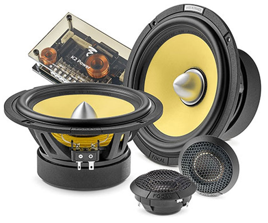 Focal ES165KX2E ELITE K2 Power Series 2-way 165mm (6.5″) 240w Component  Speakers