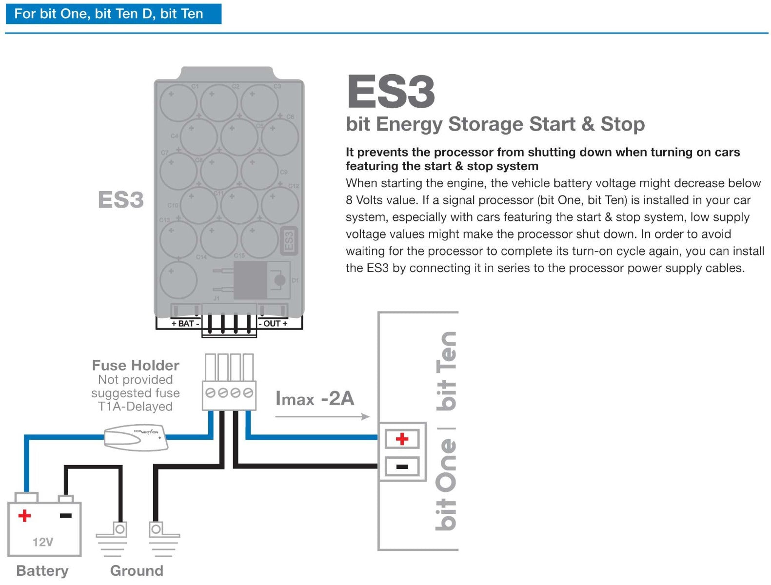 Audison ES3 Stop/Start Module