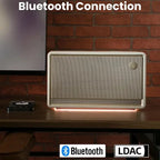EDIFIER ES300 Hi-Res Rechargeable Speaker, AirPlay2, Bluetooth V5.4, 60W - White