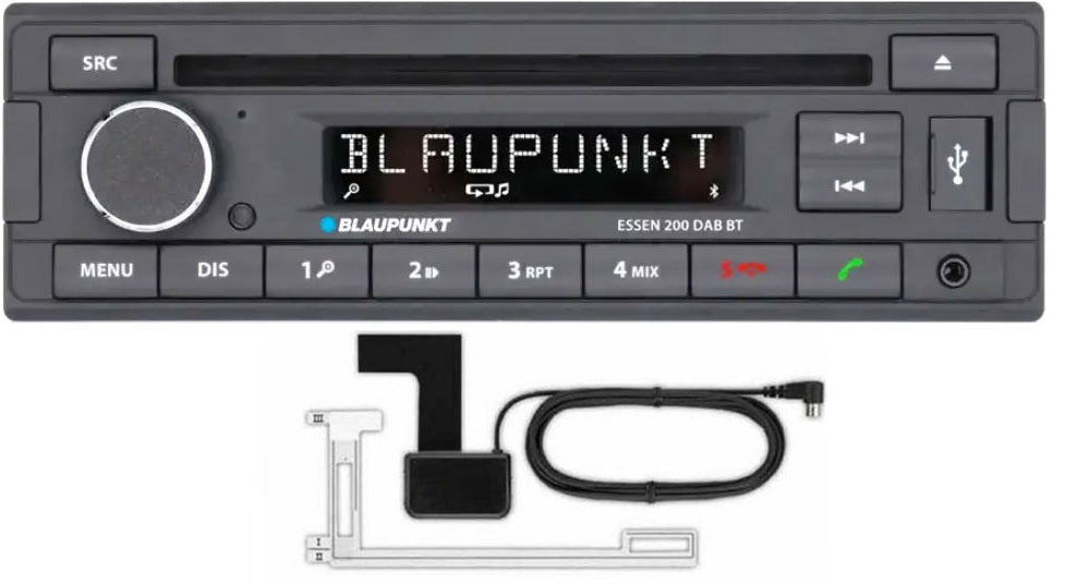 Blaupunkt ESSEN 200DAB BT DAB Digital Radio Bluetooth CD USB Player w/ DAB Aerial