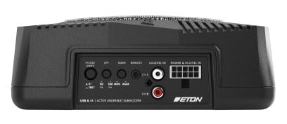 ETON USB 6AR Shallow Active Underseat Compact 160-watt powered 6" subwoofer