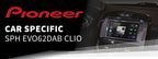 Pioneer SPH-EVO62DAB-CLIO Renault Clio IV 6.8" Multimedia Player with Bluetooth, DAB/DAB+, Spotify & Siri Eyes Free