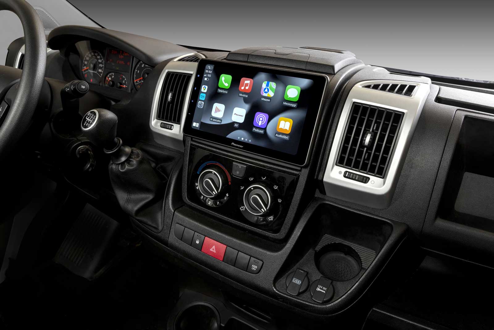 Pioneer SPH-EVO98DAB-D8 9" Apple Wireless CarPlay Wireless Android Auto with Bluetooth, DAB/DAB+, Spotify & Siri Eyes Free WebLink for Fiat Ducato Series 8