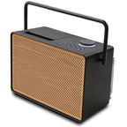 PURE Evoke Play Wood Edition DAB+, Bluetooth or FM Versatile Music System in Coffee Black