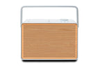 PURE Evoke Play Wood Edition DAB+, Bluetooth or FM Versatile Music System in Cotton White