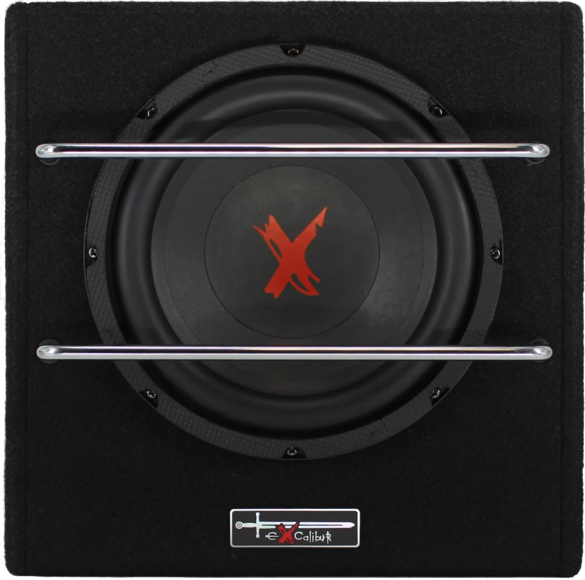 EXCALIBUR X801BA 8" Active Subwoofer 1100watts with Remote Built in Amplifier