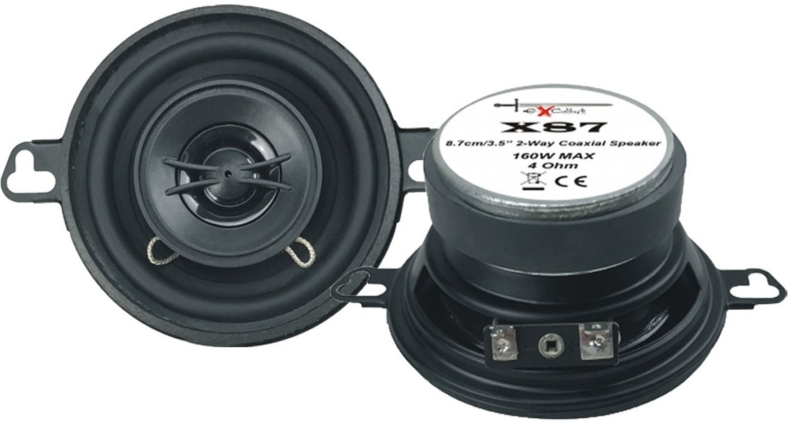 Excalibur X87 - 8cm  2-Way Coaxial Speakers 320W Max Power