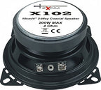 Excalibur X102 4"  2-Way Coaxial Speakers 400W Max Power