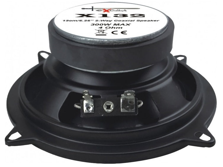 Excalibur X132 5.25"  2-Way Coaxial Speakers 600W Max Power