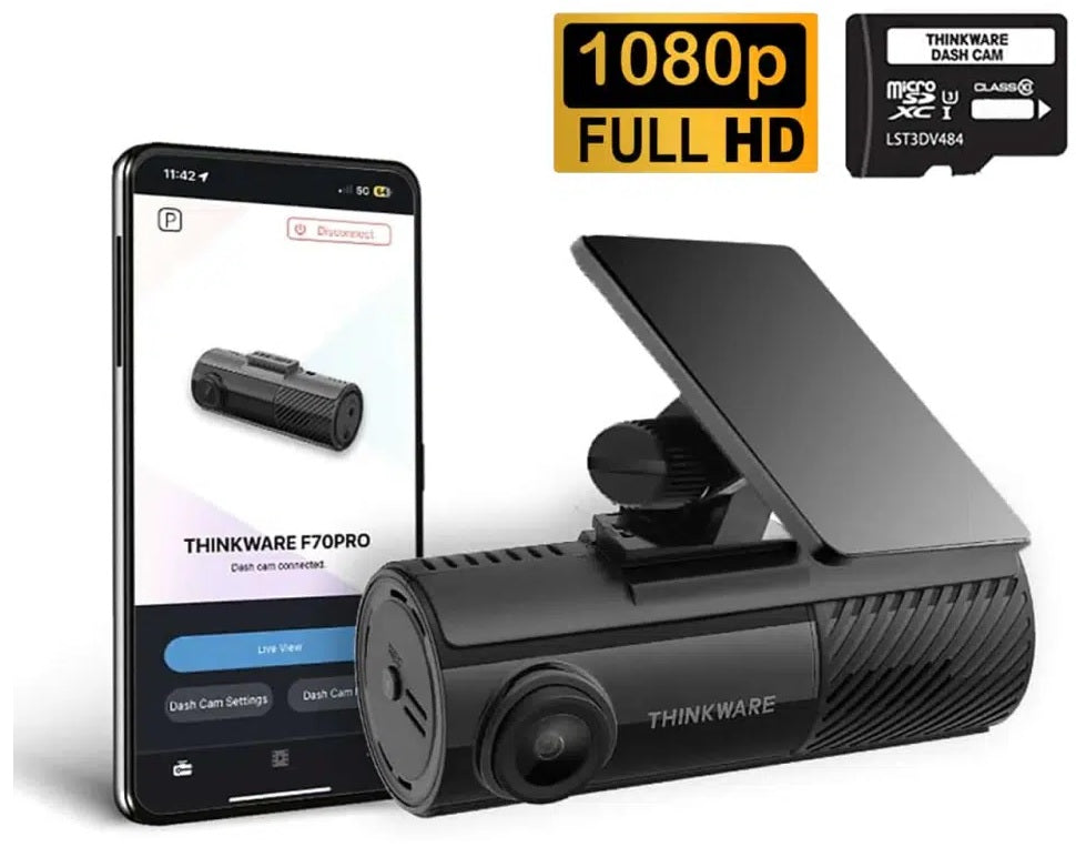 Thinkware Q200 Front Only 2K Quad HD 32GB Dashcam 32GB Inc Hardwire Kit