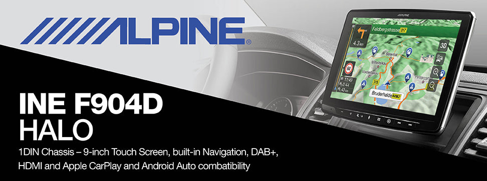 Alpine INE-F904D Floating 9" Car Sat Nav Apple CarPlay Android Auto Bluetooth DAB