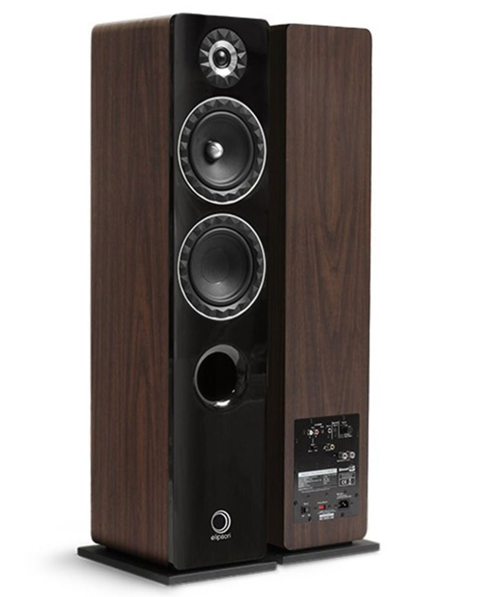 Elipson Prestige Facet 14F BT Floorstanding Active Speakers Black/Walnut